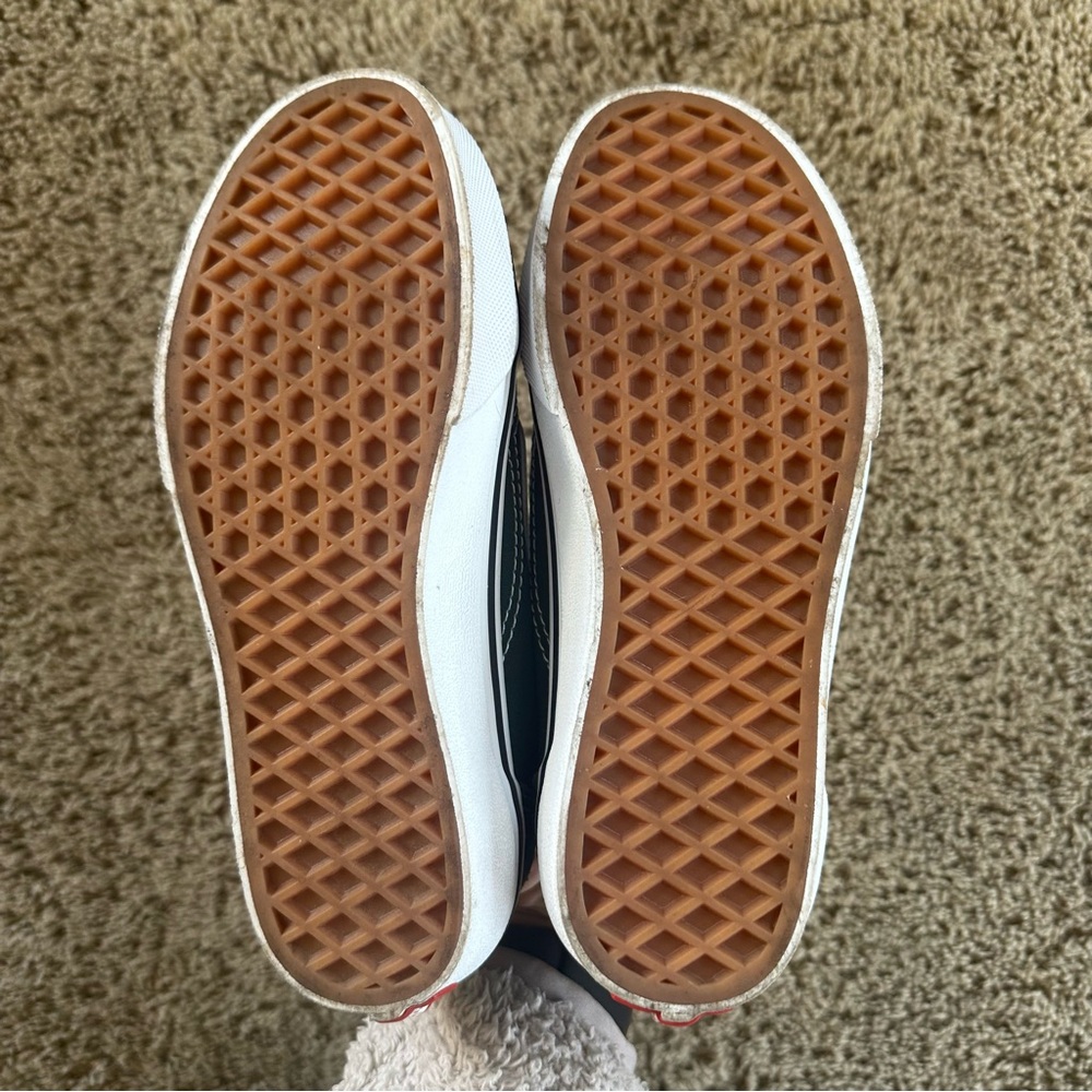 Vans old skool Kids Green Sneakers size 3 - Picture 4 of 10